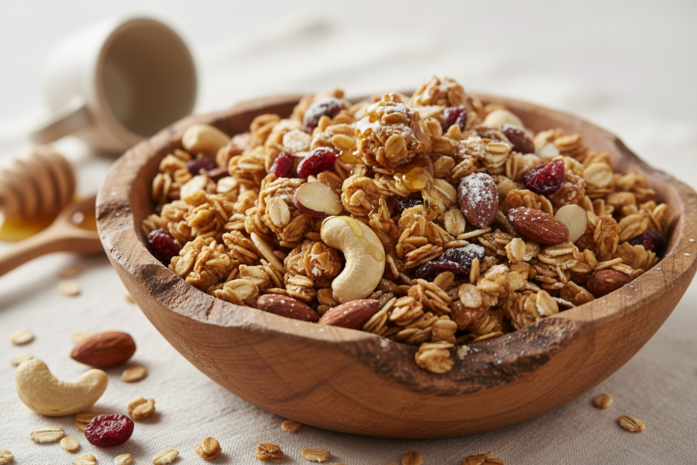 generate an image of natural granola 